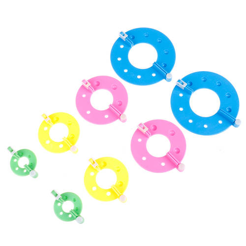 Craft Pom Pom Maker Clover Fluff Ball Craft Set of 8