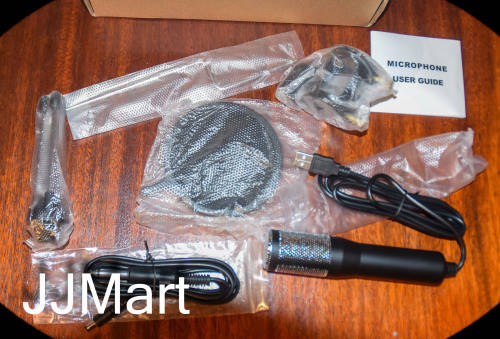 Condenser Microphone - Mic Kit for Studio Recording and Podcast