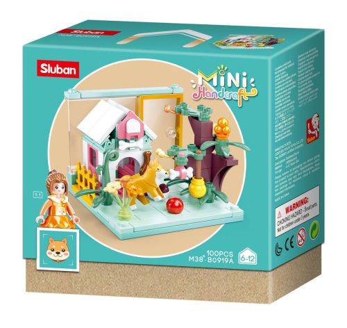 Sluban Mini Handcraft Dog House - 100 Piece
