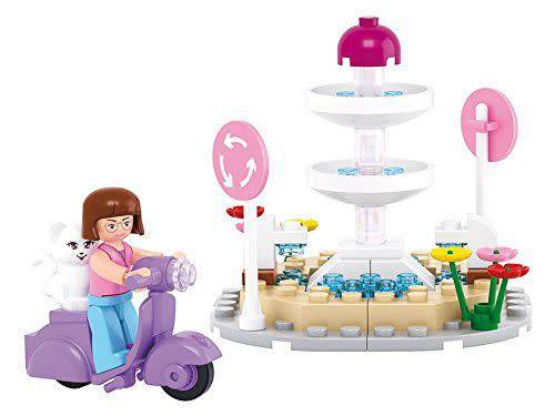 Sluban Girl`s Dream Fountain - 79 Piece