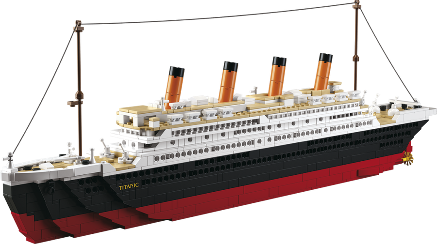 LARGE SCALE SLUBAN TITANIC MODEL KIT (65CM LONG) - 1012 PCS  (Unboxed)