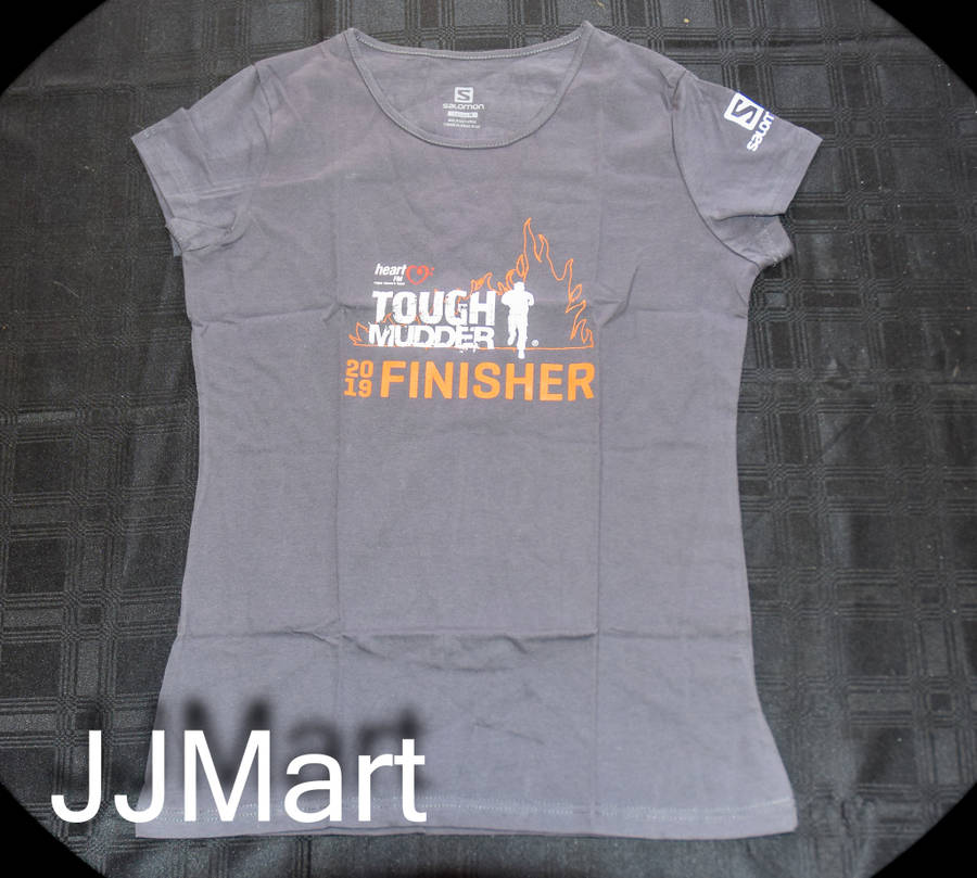 Original Salomon Grey Ladies Tough Mudder Finisher T- shirt - Size M
