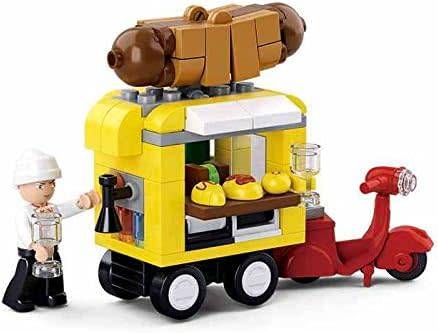Sluban Hot Dog Dining Car Building Bricks Set - 112 pcs  (Box damaged)