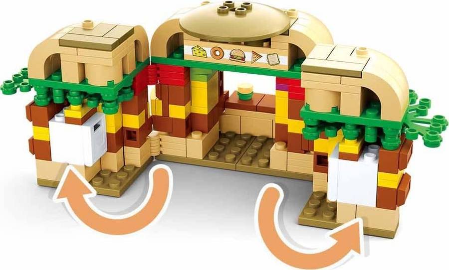 Sluban Foodcourt- Hamburger House 276 pieces (Box damaged)