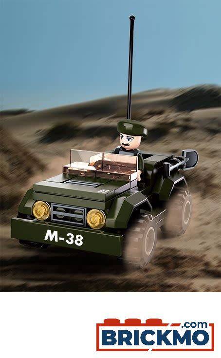Sluban Building Bricks Army Jeep - 82 Piece