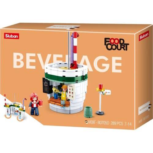 Sluban Foodcourt - Beverage House (289 Pieces) (Box damaged)
