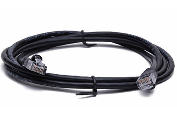 Cattex CAT5e - 2M - Black Flyleads x 5