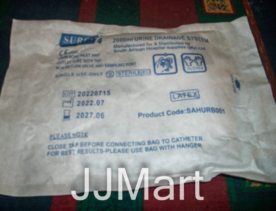 Surgi-4 2000 ml urine drainage bag