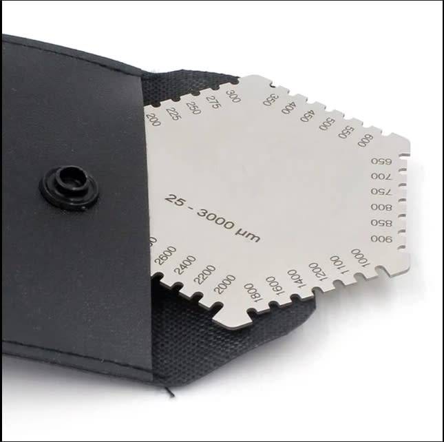 Stainless Steel Hexagonal Wet Film Comb Paint Thickness Gauge Thick Meter