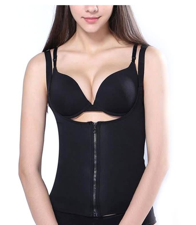 Women Underbust Corset Waist Trainer Body Shaper Adjustable Straps- Size Small
