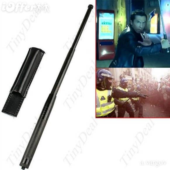 Extendable Baton Police-Free Carry Pouch !