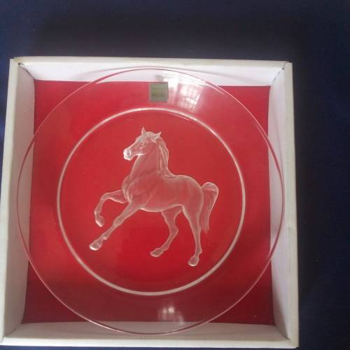 HOYA CRYSTAL HORSE PLATE