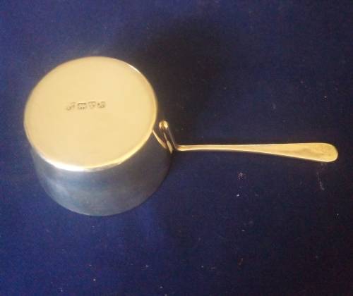 HALLMARKED STERLING SILVER BRANDY WARMER