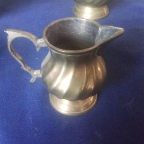 ORNAMENTAL BRASS TEA AND COFFEE SET
