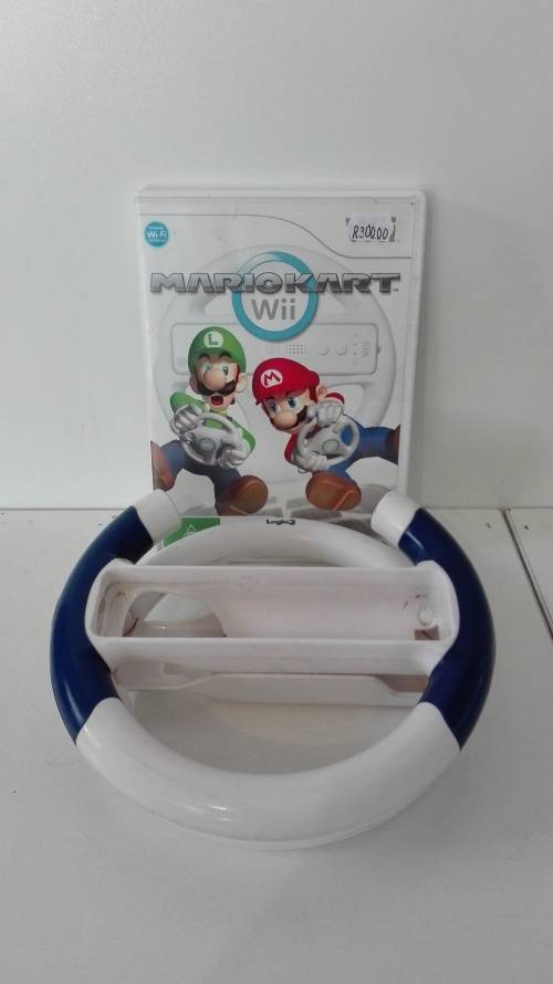 Mario Kart with 2 Steering Wheels (Wii)