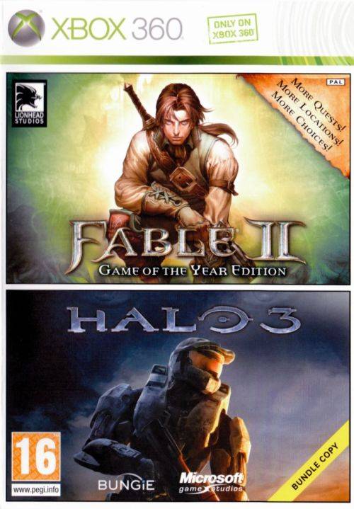 Fable II & Halo 3 (Xbox 360)