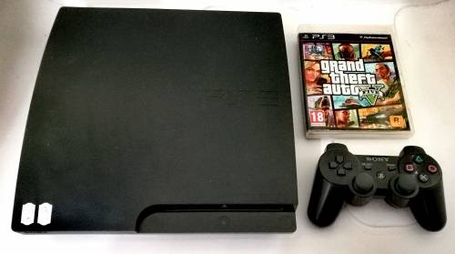 PlayStation 3 320GB, 1 controller and GTAV