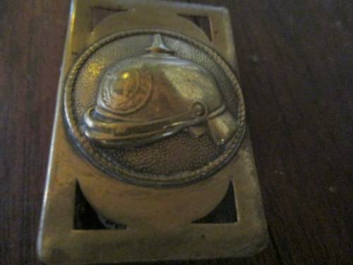 BRASS MILITARY MATCHBOX HOLDER!!! WW1??