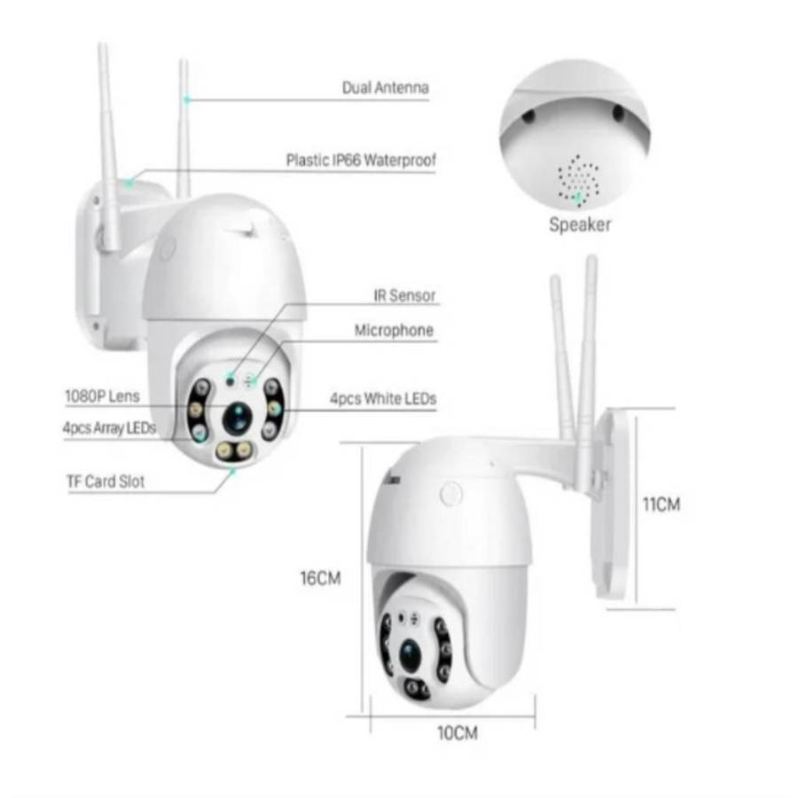 YCC365 plus smart HD camera - 360 perspective WIFI PTZ edition