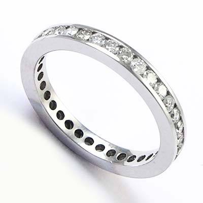 Beautiful Full Eternity Ring - Solid sterling Silver .925 **SIZE 7**
