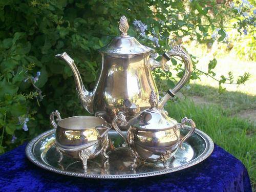 SILVER PLATED TEA SET