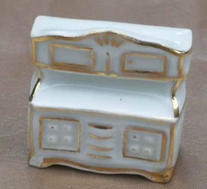 LIMOGES MINIATURE CUPBOARD