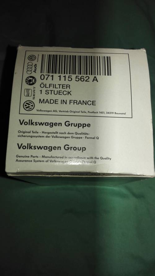VW Oil Filter Brand new