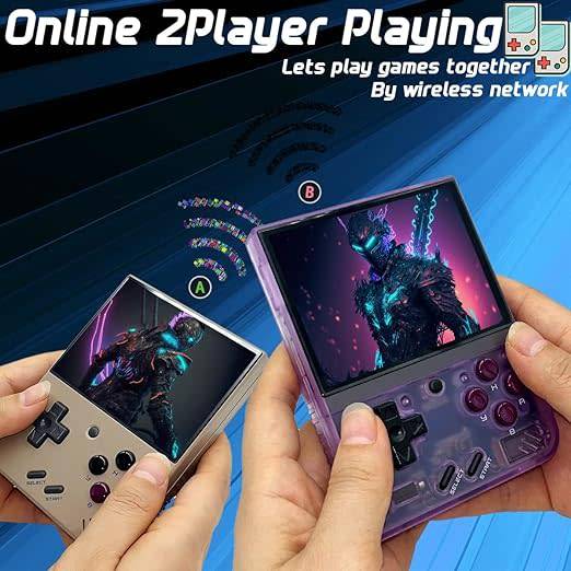 Miyoo Mini+ V3 Plus: 3.5-Inch Retro Handheld Game Console - Classic Retro 64 Gb