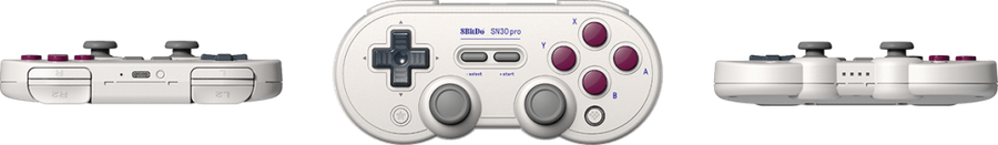 8Bitdo Sn30 Pro Bluetooth Controller for Switch, PC, macOS, Android, Steam Deck - 2 Colours
