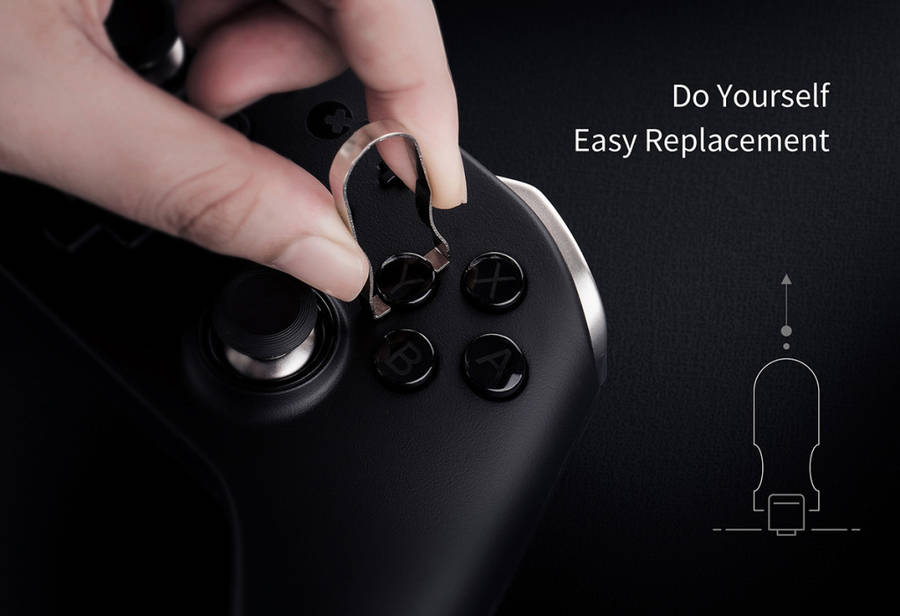 Gulikit KingKong 2 Controller Xbox Style Replacement Keycaps - 2 Colours