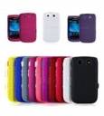 Lumo Pink Mesh Silicon Combo Case for Torch 9800 9810 + Screen Guard
