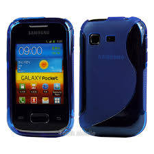 Blue Streamline Samsung Galaxy Pocket S5300 Case