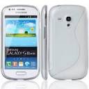 Clear S-Line Gel Cover for Samsung Galaxy S3 Mini i8190 SIII Mini + Screen Protector