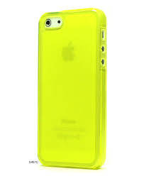 Yellow Frosted iPhone 5c TPU Cover Case + FREE Screen Protector
