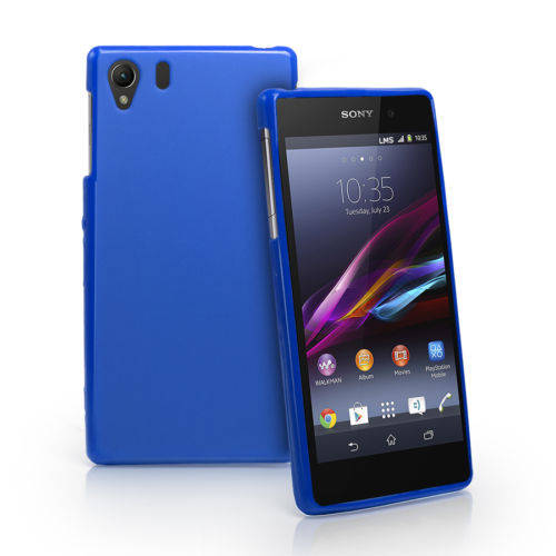 Sony Xperia Z1 Blue Frosted Cover Case
