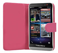 Hot Pink BlackBerry Z30 Flip Cover Case