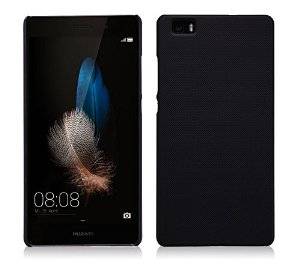 Black Frosted Cover Case for Huawei Ascend P8