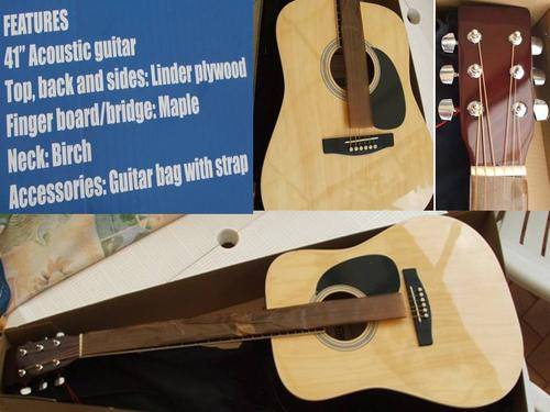 ACOUSTIC GUITAR - BRAND NEW WITH CARRY BAG