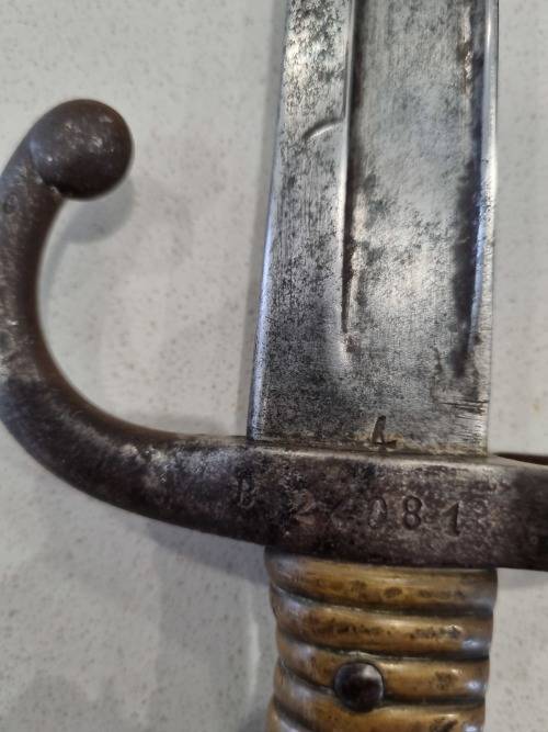 French M1840 Yataghan bayonet