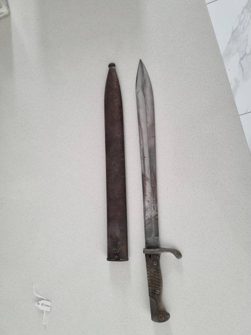 German Mauser M1898/05 bayonet, used in 1915