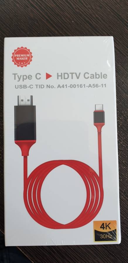 USB Type C to HDMI - HDTV Cable
