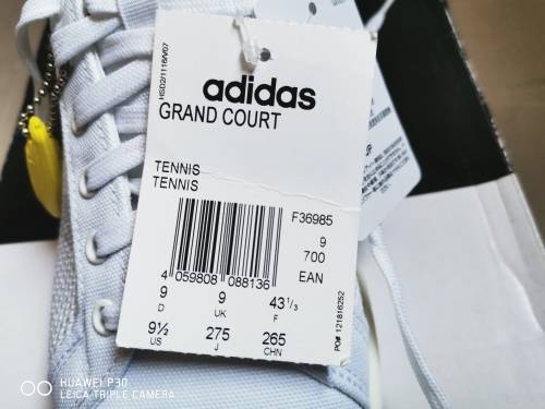 Original Mens ADIDAS GRAND COURT - F36985 - UK 9 (SA 9)