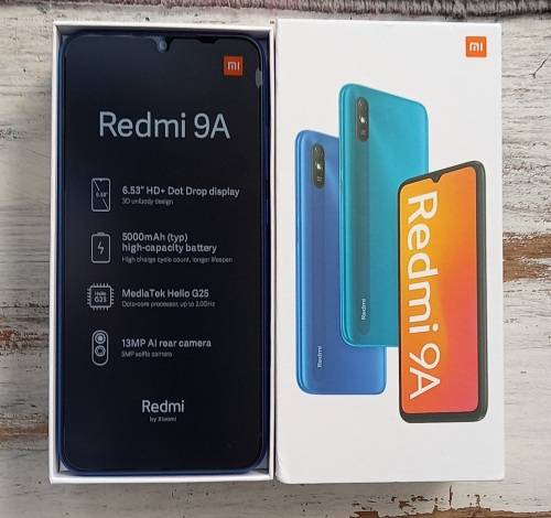 Xiaomi Redmi 9A, Dual Sim, 32GB, brand new.
