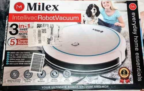 Milex Intellivac 3 in 1 Robot Vacuum. New.