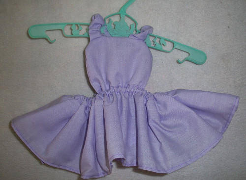 Build a bear purple sun dress.