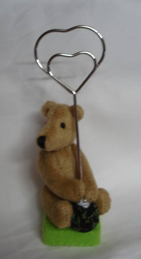 simple teddy memo holder