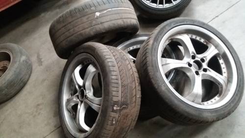 17'' RIMS AND TYRES - VALUED AT R6500