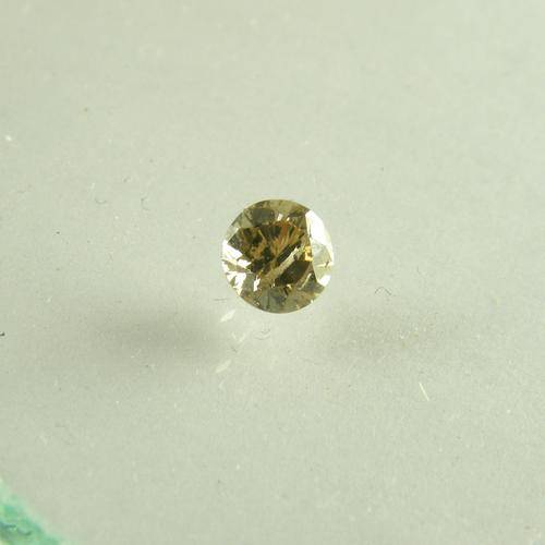 SPARKLING BEAUTY!!!- 0.51ct COGNAC  ROUND BRILLIANT DIAMOND