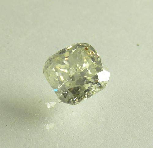 BEAUTIFUL LIGHT CHAMPAGNE RADIANT 1.11ct DIAMOND!