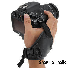 *** UNIVERSAL TRIANGLE LEATHER DSLR CAMERA HAND GRIP STRAP ***